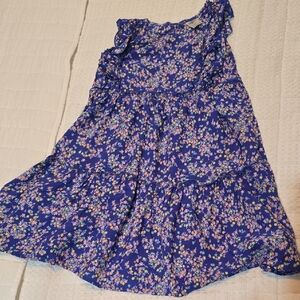 OshKosh B'gosh Blue Floral Kids Dress